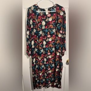 Lucky Brand Floral Duster - One size fits most